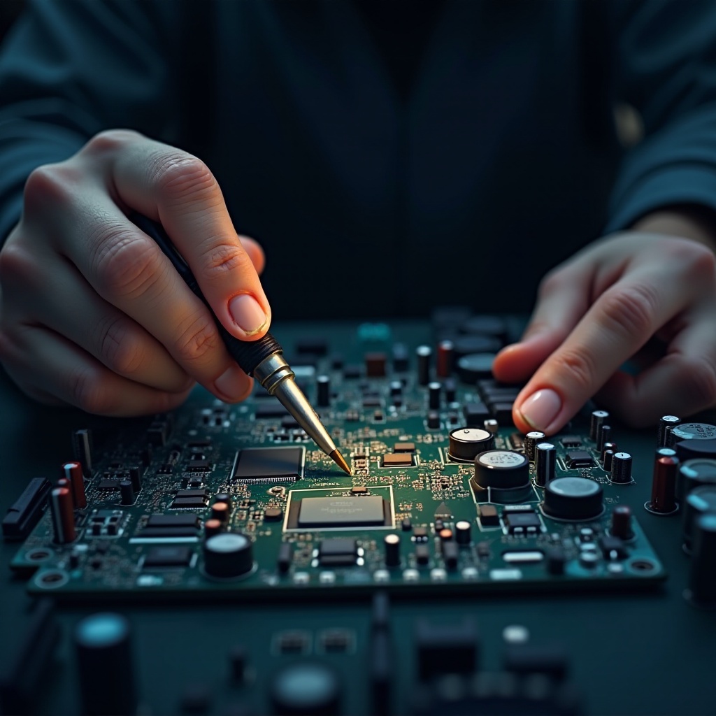 how to repair cpu motherboard